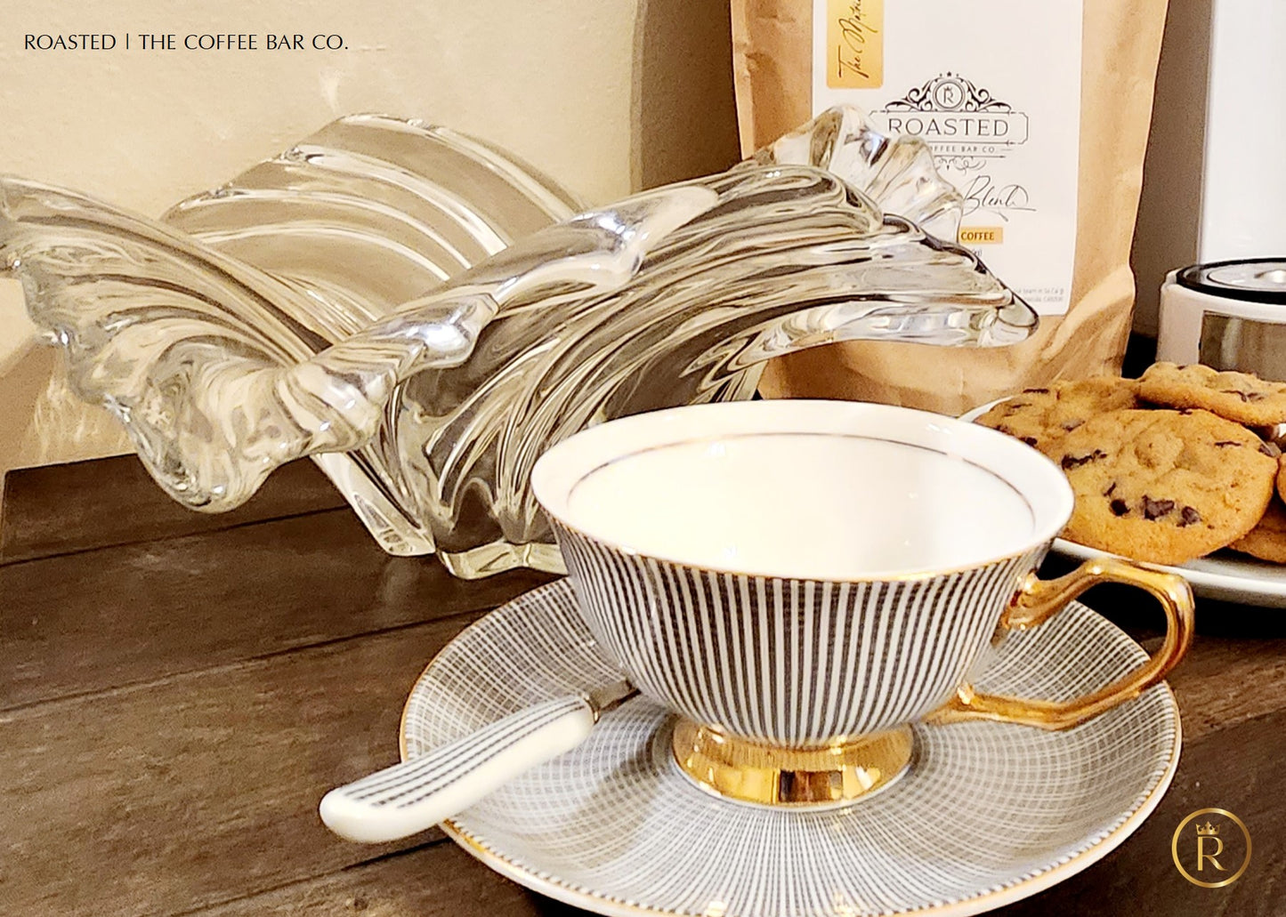 ENGLISH STYLE BONE CHINA COFFEE CUP SET