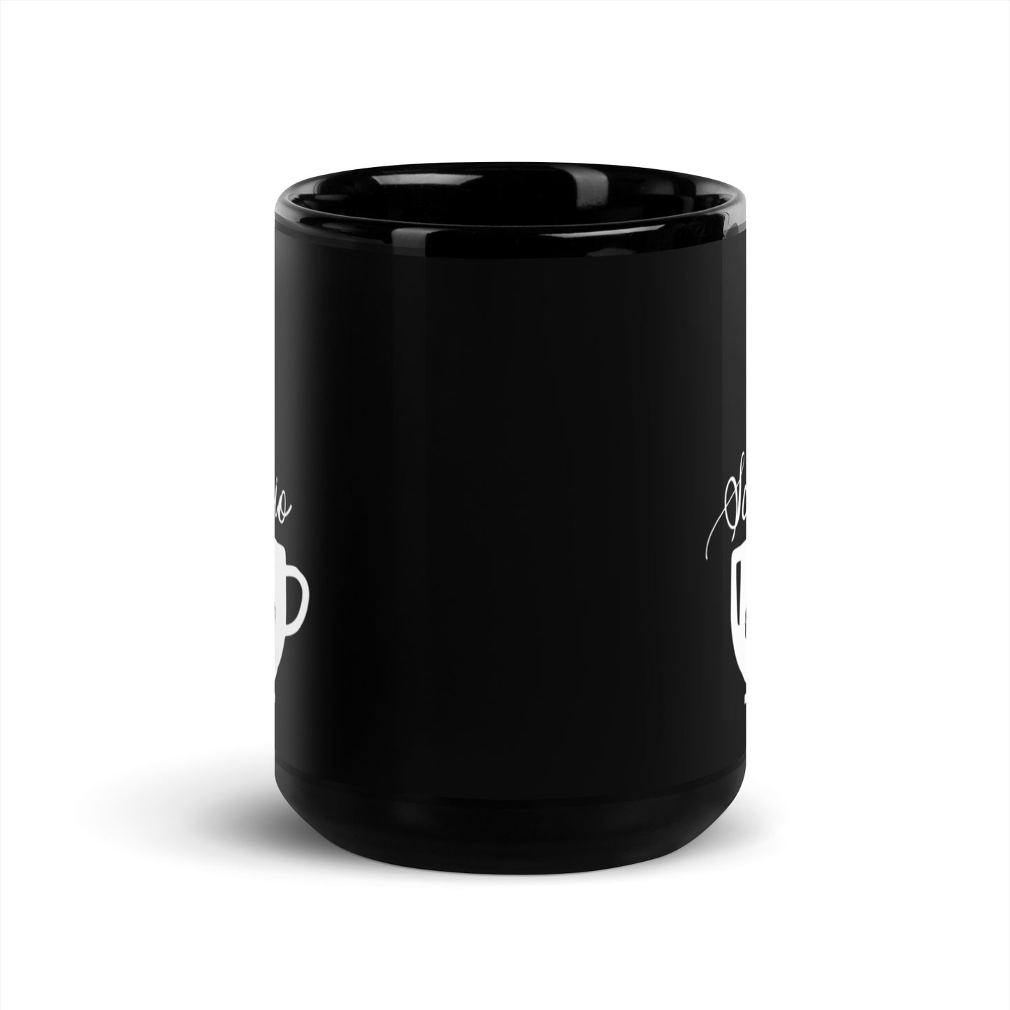 BLACK SCORPIO ZODIAC COFFEE MUG