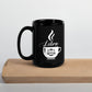 BLACK LIBRA ZODIAC COFFEE MUG