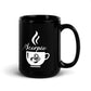 BLACK SCORPIO ZODIAC COFFEE MUG