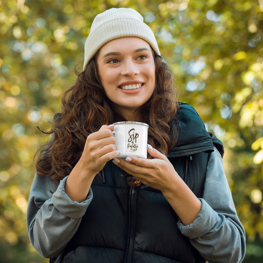 SIP OF ROYALTY CAMPER MUG